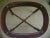 Vintage Blue Willow Platter & Faux Bamboo Mahogany Base Side Table For Sale In New York - Image 6 of 8