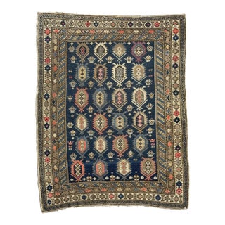 1920s Collectable Shirvan Caucasian Rug 3.10 x 5.2 For Sale