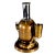 Victorian American Thermos Bottle Co Carafe Hinged Pourer Brass Cups For Sale - Image 3 of 9