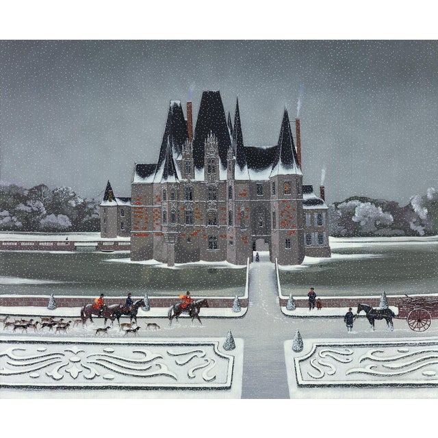 Contemporary Michel Delacroix Chasse a Cour, 1998 - Signed For Sale - Image 3 of 5