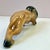 Vintage Mid Century Ceramic Lion Statue For Sale - Image 4 of 6