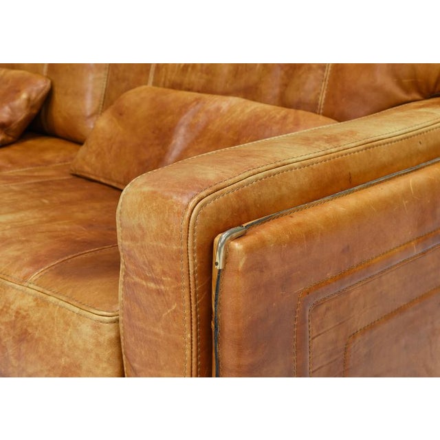 Arcon Sofas in Buffalo Leather by Marco Milisich, Italy, 1970s, Set of 2 For Sale - Image 10 of 18