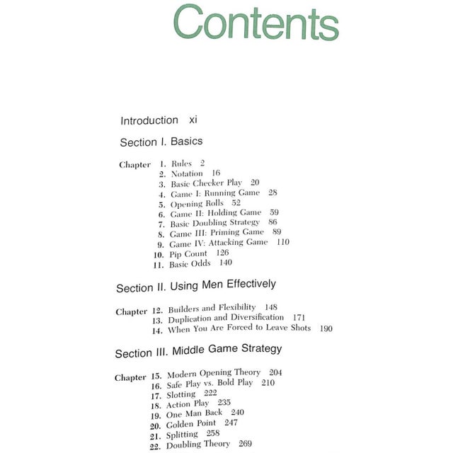 "Backgammon" 1977 Magriel, Paul For Sale In New York - Image 6 of 11
