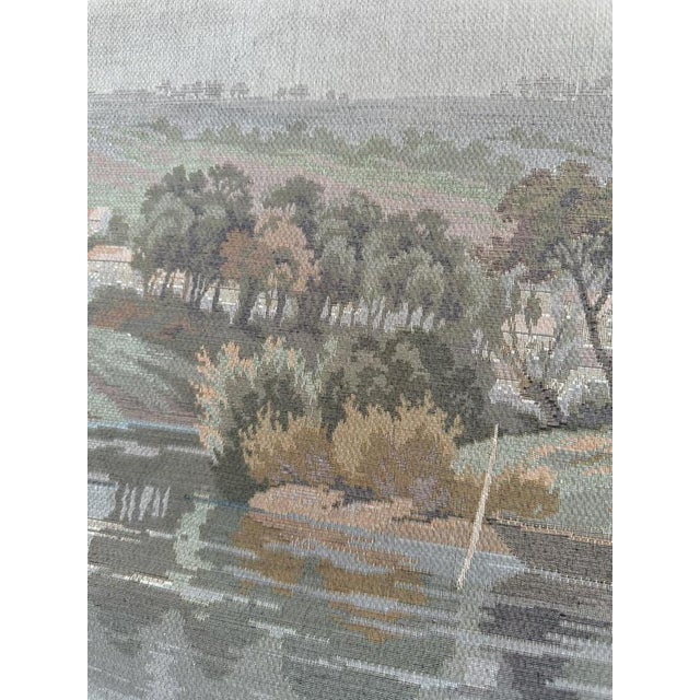 French Aubusson Style Jacquard Tapestry, 1980s For Sale - Image 13 of 17