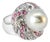 1900-1909 14K Yellow Gold Art Nouveau Designer Rose Quartz Ring, Size 7 For Sale