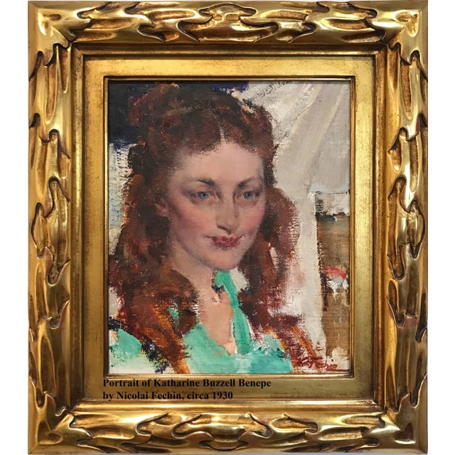 'Hopi Girl With Kachina Doll' by Katharine Benepe, California Woman Artist, 1936, Los Angeles Art Association, Taos For Sale - Image 9 of 10