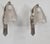 Charles Schneider A pair of French art deco birds motif wall sconces circa 1925-1935 in nickel on cast bronze or solid...
