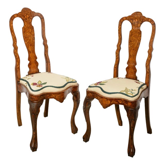 Pair of Dutch Chairs For Sale