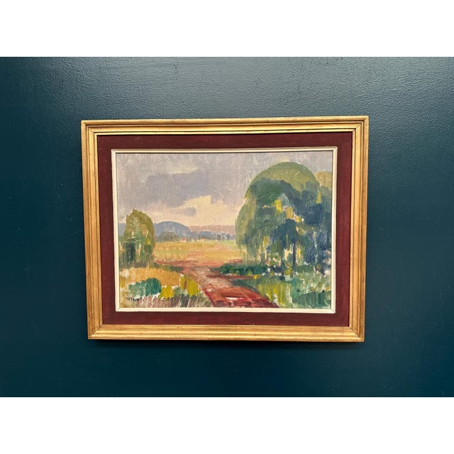 Ragnar Falk, Landscape, 1950s, Oil Painting on Canvas, Framed For Sale - Image 15 of 18