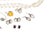Silver Necklaces, Earrings, Ring and Bracelet with Stones, Set of 7 For Sale - Image 5 of 6