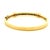 Vintage 14k Gold Diamond Hinged Bangle Bracelet For Sale In Miami - Image 6 of 12