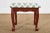 Brown Country English Style Wooden Footstool For Sale - Image 8 of 11
