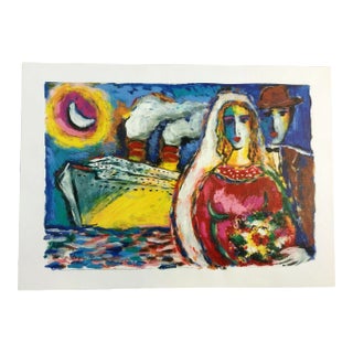 Modern Unframed Midnight Cruise Zamy Steynovitz Signed Numbered Seriolithograph For Sale