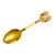 1972 Anton Michelsen Gilt Sterling Silver Enamel Christmas Spoon, Bjørn Wiinblad For Sale