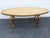 French Antique Gold Finish Oval Marble Top Coffee Table 6640 For Sale - Image 15 of 18
