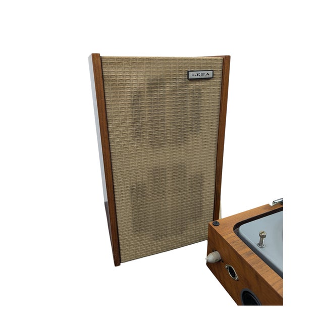 Rediscover the magic of vinyl with this rare lesa hf 800/cn turntable, a true gem of vintage audio. This stereo system,...