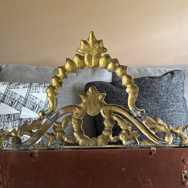 French Provincial Mid 20th Century Beveled Mirror For Sale - Image 3 of 11