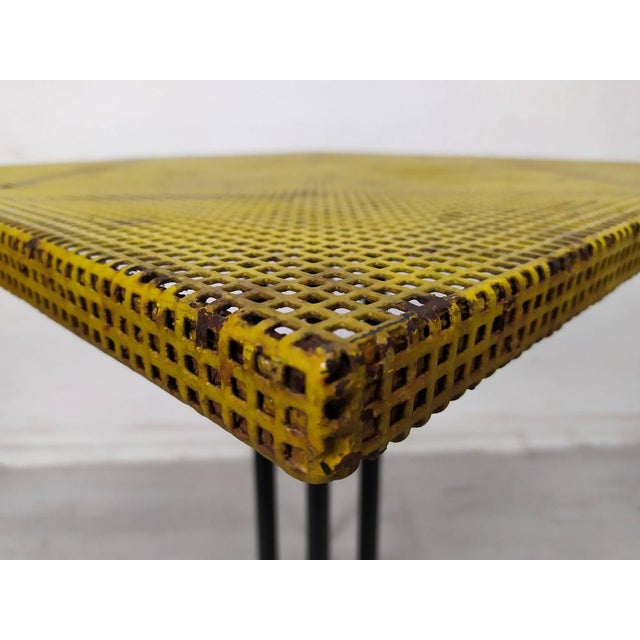 Vintage Garden Bistro Table in the Style of Mathieu Matégot, 1960s For Sale - Image 12 of 15