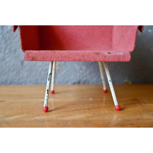 Small Mid-Century Modern Armchair, 1950s For Sale - Image 6 of 12