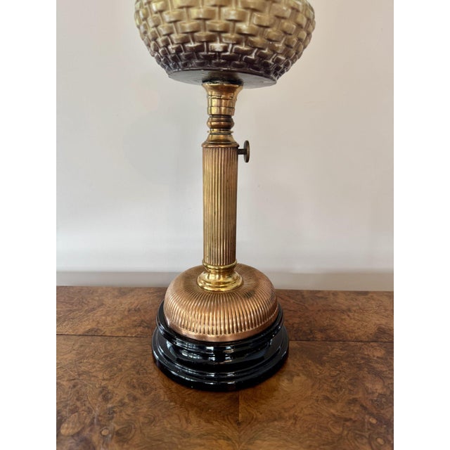 Metal Antique Victorian Telescopic Oil Lamp, 1860 For Sale - Image 7 of 8