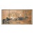 "Willow and White Herons" by Yukiga, 1970s Showa Era Japanese Painted Byobu Screen For Sale
