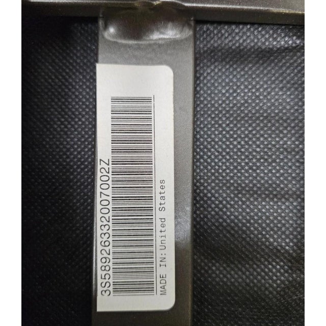 1990s Ethan Allen Biscayne Swivel Counter Bar Stool Wrought Iron For Sale - Image 12 of 16