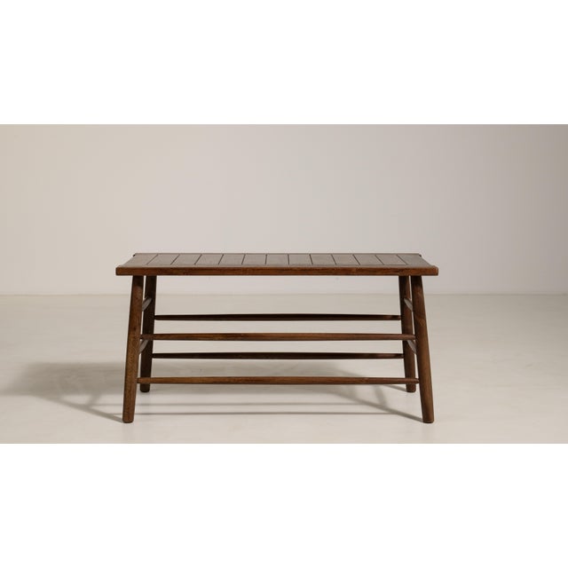 1960s 1960s Oak Coffee Table For Sale - Image 5 of 10