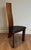 1970s Circa 1970 Scandinavian Chairs in Exotic Wood and Black Leather- a Pair For Sale - Image 5 of 12