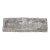 1990s Safari Giraffe Arthur Court Cast Aluminum Repousse Rectangle Serving Platter Tray For Sale