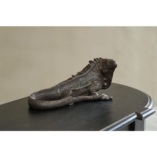 Vintage Glazed Studio Pottery Iguana, 1950s For Sale - Image 8 of 14