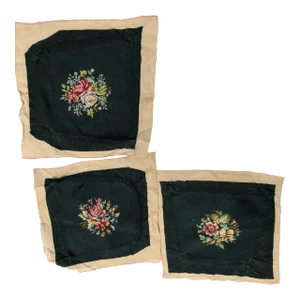 Victorian Style Floral Handmade Seat Covers