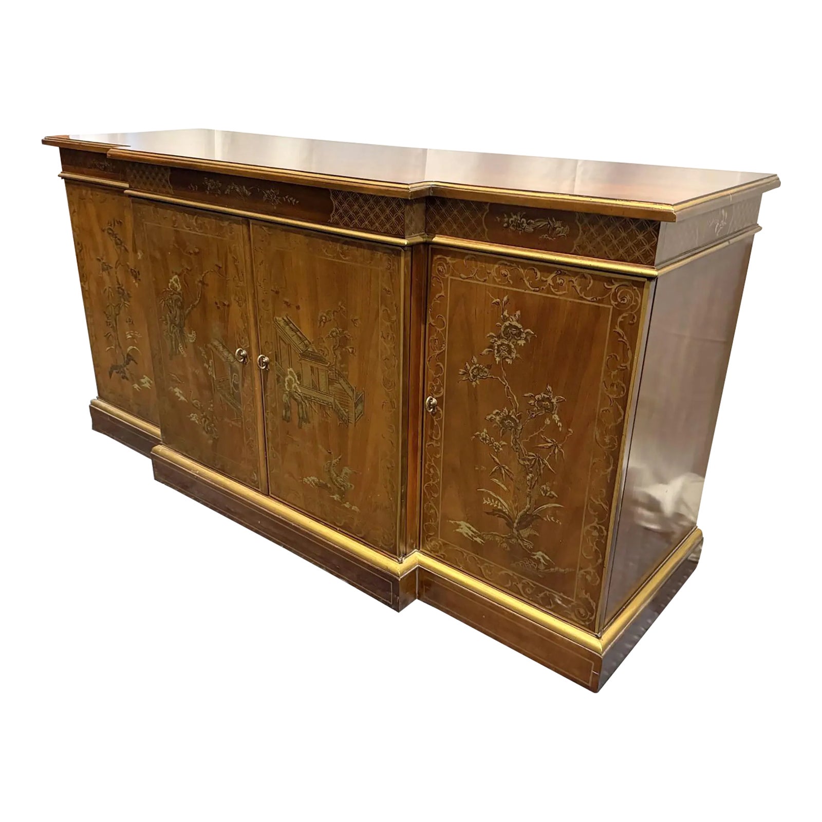 Rare 1970s Drexel Heritage Et Cetera Chinoiserie Credenza | Chairish