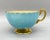 English Aynsley Turquoise Fruit Orchard English Teacup & Saucer – Hand Painted by Doris Jones For Sale - Image 3 of 13