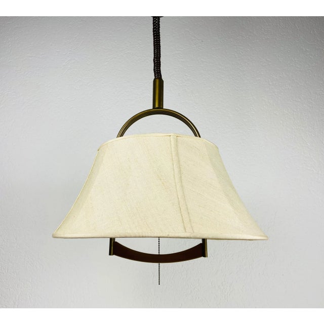 Temde Leuchten 1970s Height Adjustable Pendant Lamp by Temde For Sale - Image 4 of 12