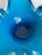 Mid-Century Modern Vintage Blue and White Murano Art Glass Bowl For Sale - Image 3 of 11