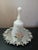 American 1970s Gorgeous Signed Fenton Hand Painted Satin Glass Bell With Holy Scripture For Sale - Image 3 of 6