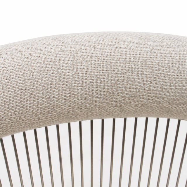 Ivory Chairs with Steel Structure by Warren Platner for Knoll Inc. / Knoll International, 1960s, Set of 4 For Sale - Image 8 of 14