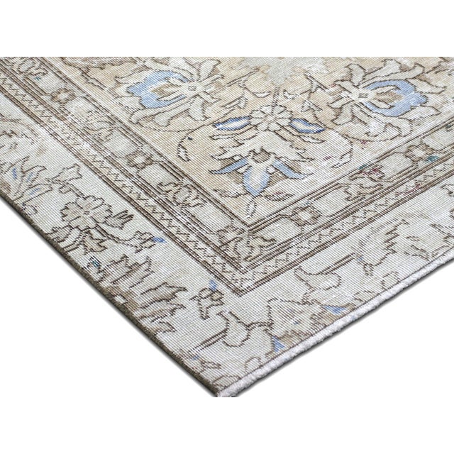 Transitional 1940s Persian Tabriz Rug For Sale - Image 3 of 6