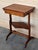 Brown French Art Nouveau Side Table or Nightstand With Drawer and Shelve For Sale - Image 8 of 11
