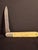 Metal Rare Antique 1920s Judaica Folding Challah Knife Shabbat Kodesh Celluloid Czech For Sale - Image 7 of 17
