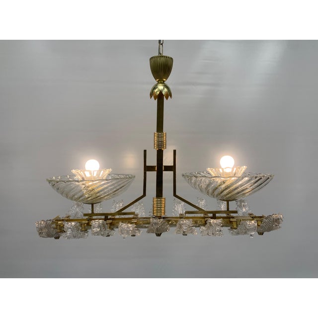 Pendant Chandelier from Seguso, 1950 For Sale - Image 6 of 11