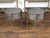 Mid-Century Modern Pair of Trouvailles Metal and Brass Side Tables with Swan Necks and Doors For Sale - Image 3 of 11