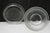 Glass Early 20th Century Art Deco Round Clear Glass Ribbed Lidded Refrigerator Dish Bullseye Flat Top For Sale - Image 7 of 9