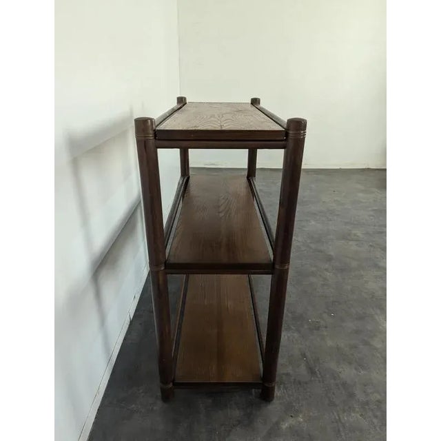Bamboo Style Console Shelf For Sale - Image 4 of 7