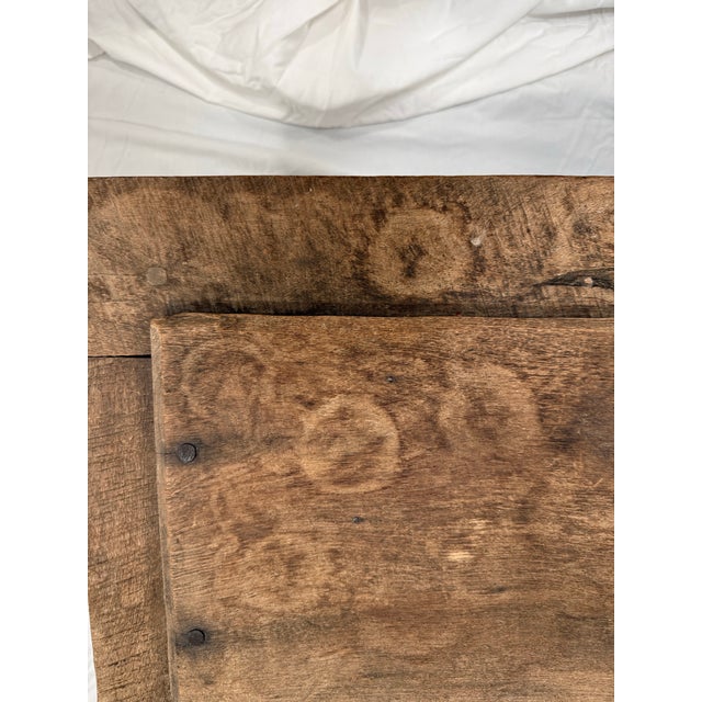 Wood 1980s Rustic One of a Kind Large Coffee Table For Sale - Image 7 of 11