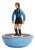 Subbuteo Ornament Sculpture in Hand-Painted Double-Mold Ceramic from Artigianato Italiano For Sale