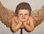 Figurative Vintage Hand Carved Cherub /Angel With Wings Figurine on Stand For Sale - Image 3 of 11