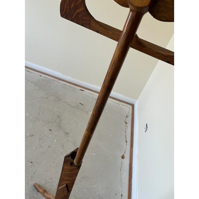 Brown 1900s Quarter Sawn Oak Music Stand For Sale - Image 8 of 8