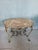 Wrought Iron and Marble Coffee Table For Sale - Image 3 of 18