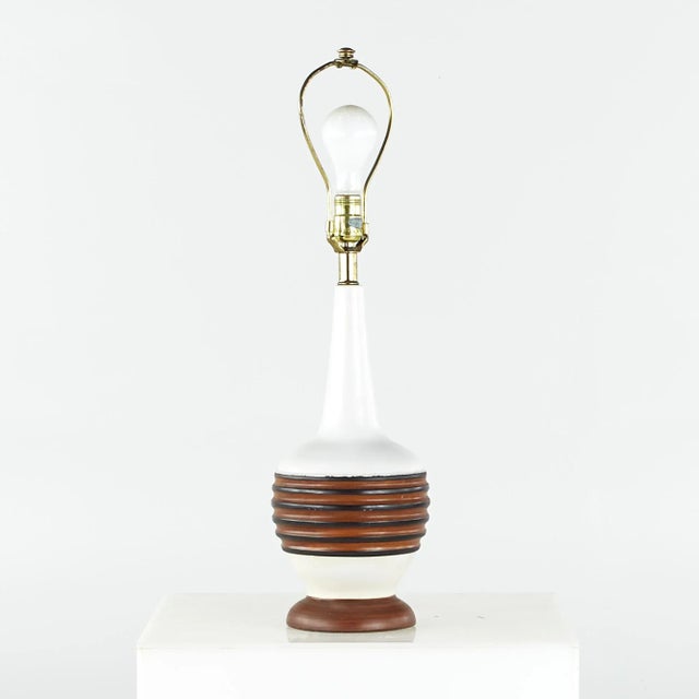 Mid Century Table Lamps - Pair For Sale In Chicago - Image 6 of 8